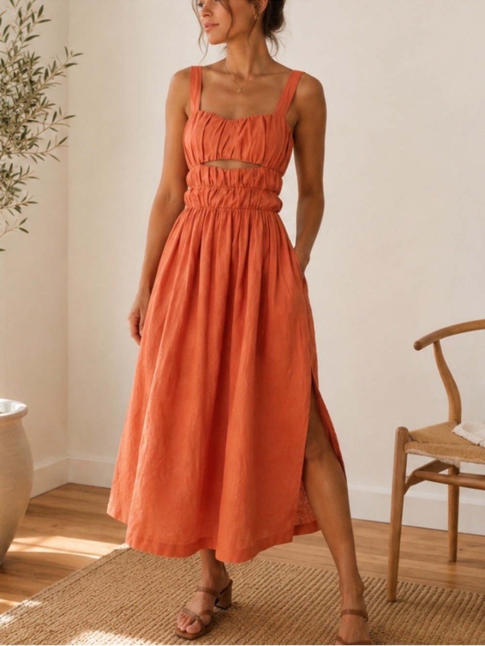 Mon Renn Bailey Midi Dress